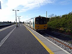 The Ballina shuttle train at Manulla Junction, 13 April 2016