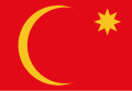 Bandeira do Emirato de Ha'il, dende 1835 até 1920.