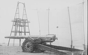 Early prototype during a test firing in 1924