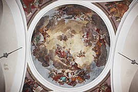 Affresco della cupola della pieve di San Quirico, Pescia