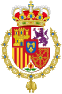 Description de l'image Coat of Arms of Spanish Monarch (corrections of heraldist requests).svg.