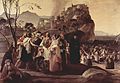 I profughi di Parga (Les réfugiés de Parga), par Francesco Hayez (1791-1882). Huile sur toile, 1831. Pinacothèque Tosio Martinengo, Brescia (Italie)