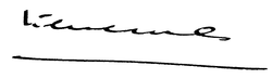 Pierre Lavals signatur