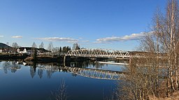 Bron över Glomma i Skarnes.