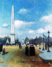 Torsten Wasastjerna, Place de la Concorde, 1890.
