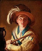 Abraham Bloemaert, Le Joueur de fûte (1621)