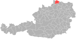okres Waidhofen an der Thaya na mapě Rakouska