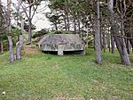 Bunker från andra världskriget, Brucebo, Gotland.