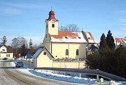 Kostel Nanebevzetí Panny Marie ve Dvorech nad Lužnicí