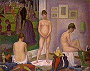 Les Poseuses (The Models), 1888, Barnes Foundation, Philadelphia