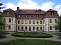 Zinzedorfův panský dům v Herrnhutu, dnes sídlo diakonie Moravské církve.