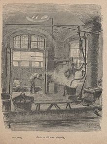 Lavanderia milanese nel XIX secolo