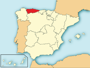 Situasión de Asturias