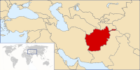 Locatie van دولت اسلامی افغانستان / Dowlat-e Eslami-ye Afghanestan