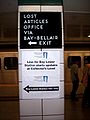 Sign showing how to get to Lower Bay Station during 2007 Doors Open Festival.