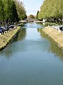 Branche nord-ouest à Mehun-sur-Yèvre.