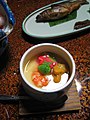 Chawanmushi (foreground)