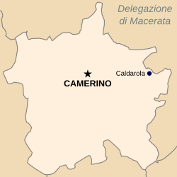 Delegazione di Camerino – Mappa