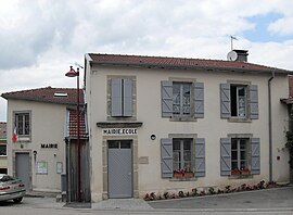 The town hall in Saint-Vallier