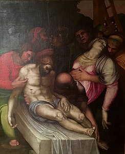 Marcello Venusti (attribuito), Deposizione di Cristo, olio su tela, Pinacoteca di San Francesco, Museo della Città - Patrimonio del Fondo Edifici di Culto – Ministero dell’Interno