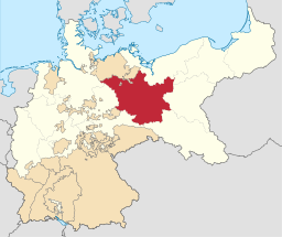 Brandenburgs läge i Tyska kejsardömet, 1871.