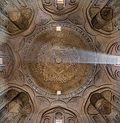 Cúpula en la mezquita del Viernes de Isfahán ( Patrimonio de la Humanidad (2012)), Irán, agregada en 1088-1089 por el visir selyúcida Taj al-Mulk