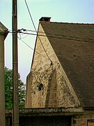 Ancienne chapelle Saint-Louis de Montgrésin, pignon est.