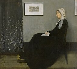 Retrat de la mare de l'artista (1871) per James McNeill Whistler.