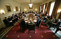 Réunion du Cabinet dans la Cabinet Room en 2006.