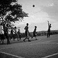 Image 9A Kenyan college basketball team practicing, 2016