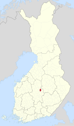 Location of Sumiainen in Finland
