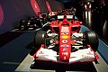 La Ferrari F2004 guida la formazione di vetture da competizione del museo