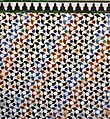 Motif dan warna klasik abad ke-14 di Alhambra