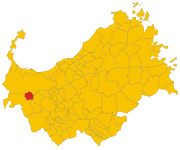 Lokasi Olmedo di Provinsi Sassari