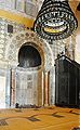 Mihrab v mošeji Uqba, znani tudi kot Velika mošeja v Kairouanu; ta mihrab je v današnjem stanju iz 9. stoletja, Kairouan, Tunizija