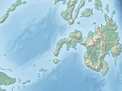 Biển Sulu trên bản đồ Mindanao