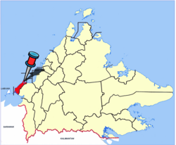 Location of Kuala Penyu
