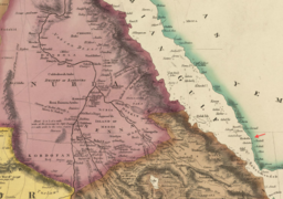 1831 Hodeida map Africa by Tanner BPL m0612002 detail.png