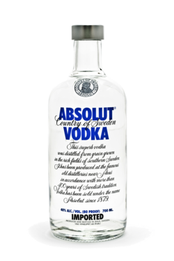 Absolut Vodka -pullo
