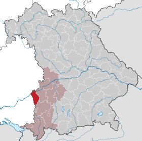 Localisation de Arrondissement de Neu-Ulm