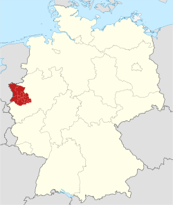 Piirin sijainti Saksassa