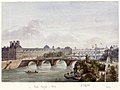 El pont Royal el 1850