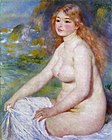 Auguste Renoir, Kąpiąca się blondynka, 1881