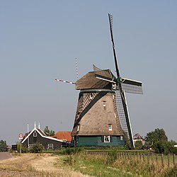 Windmill Tweede Broekermolen in Uitgeest
