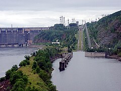 Presa del río Yeniséi en Divnogorsk