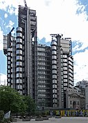 Lloyd's building, London, England.