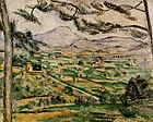Paul Cézanne, Góra Sainte-Victoire z wielką sosną, 1886-1887