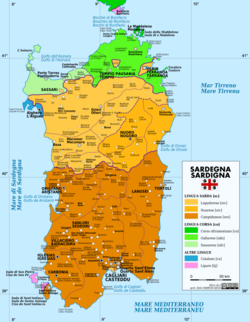 Dialekte van Sardinië