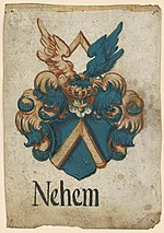 Thumbnail for File:Wappen-derer-von-nehem (Gouache 17. JH, Burg Altena).jpg