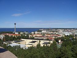 View towards Tampere City Centre